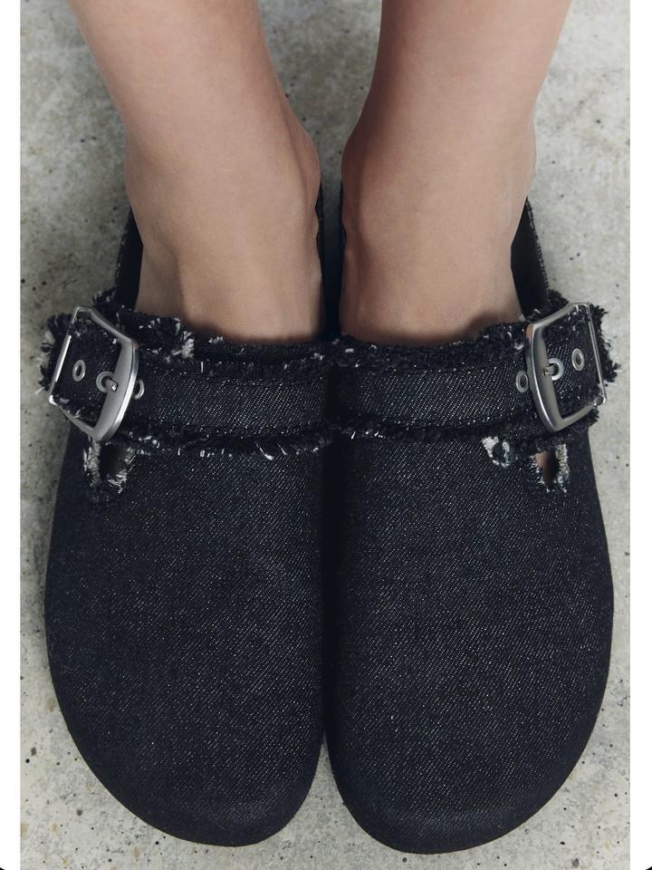 Джинсовые сабо Zara