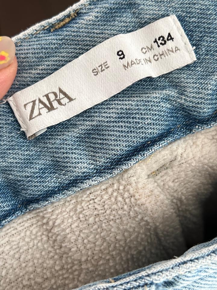 Джинсы Zara с утеплителем