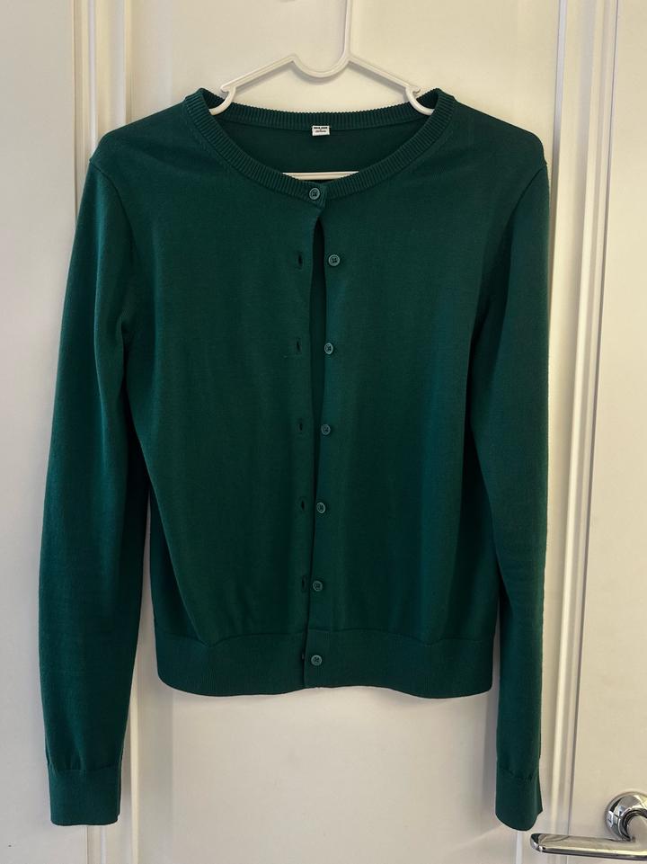 Зеленый кардиган Uniqlo