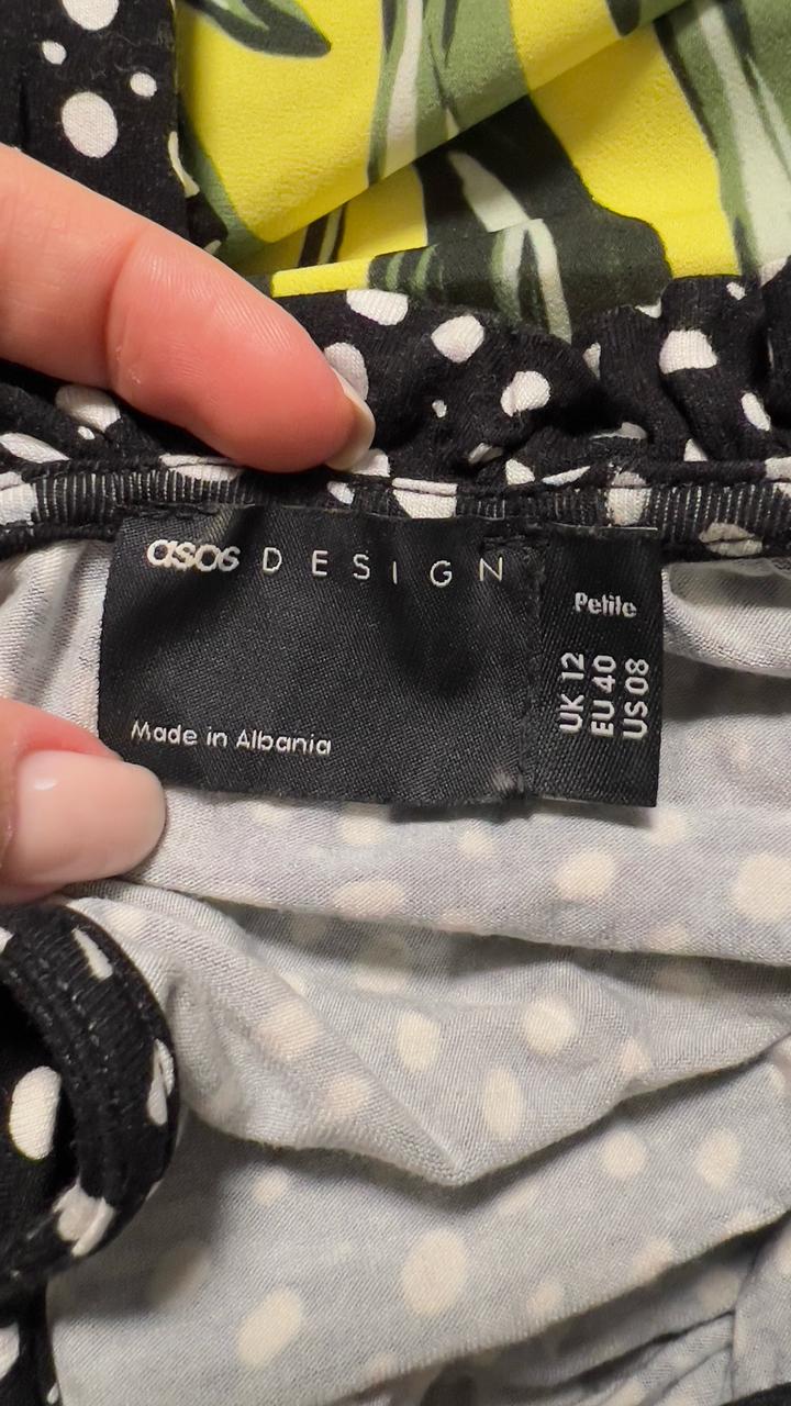 Платье ASOS в трендовый горох