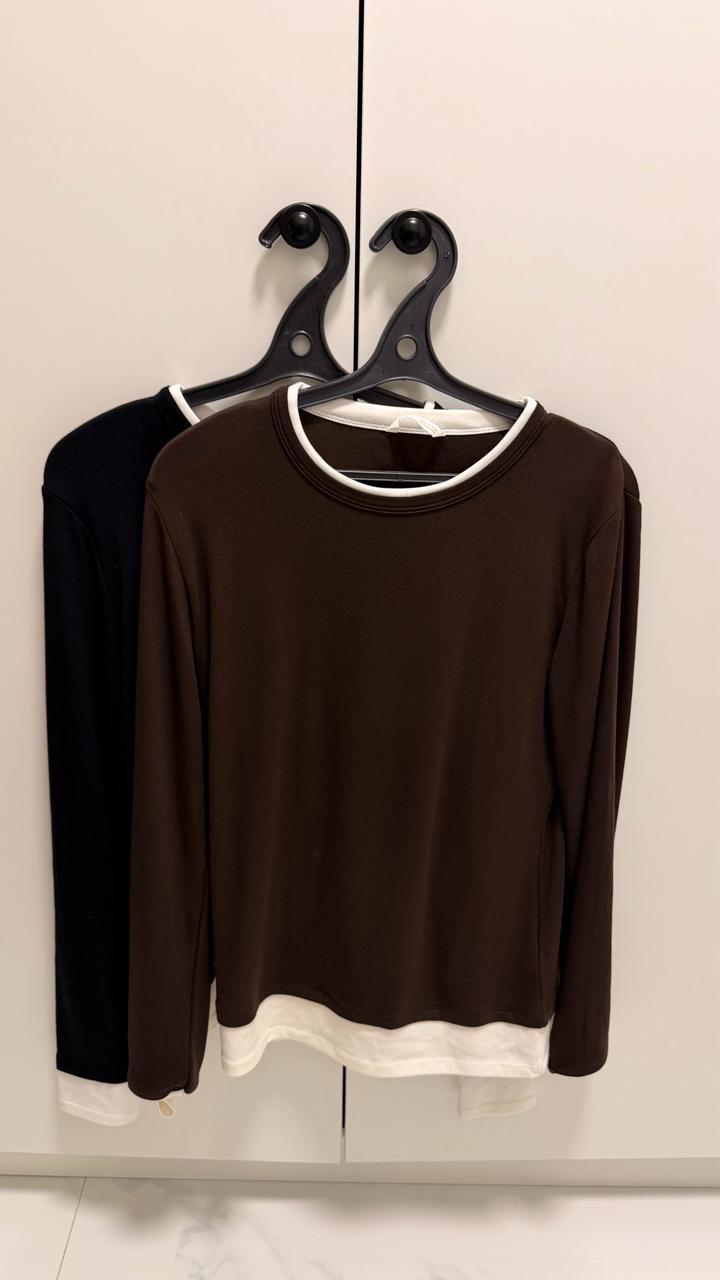 Две пары лонгслива zara 16.000