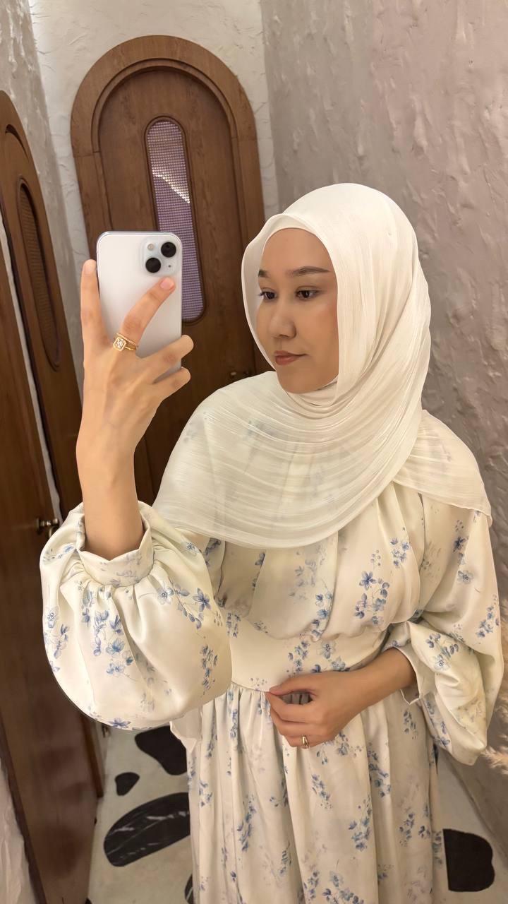 Длинное платье для покрытых девушек