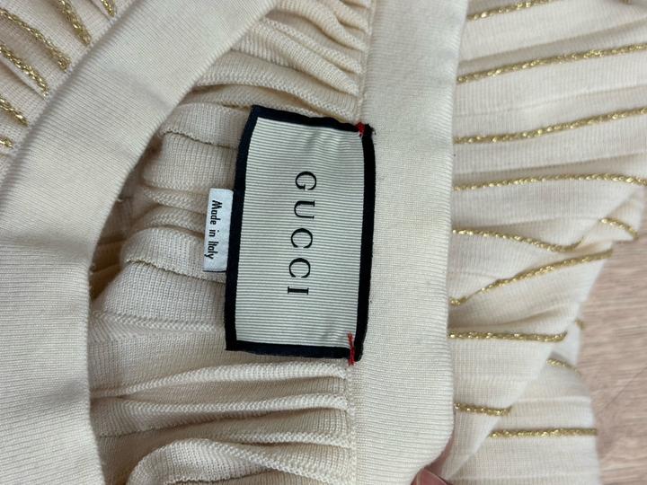 Gucci Бежевая шерстяная юбка макси размер М.