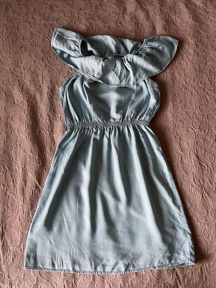 Платье голубое h&m