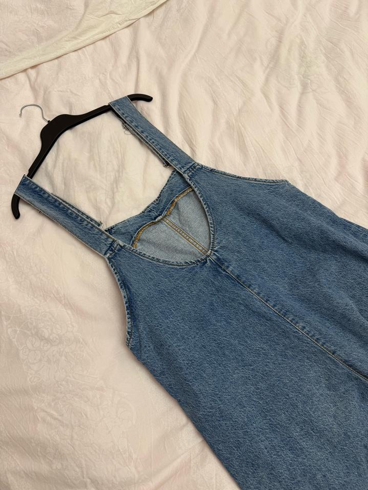 Джинсовый комбинезон zara