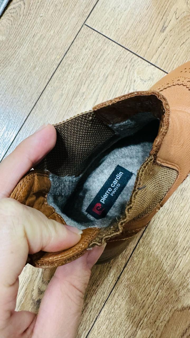 Осенние ботинки кожаные