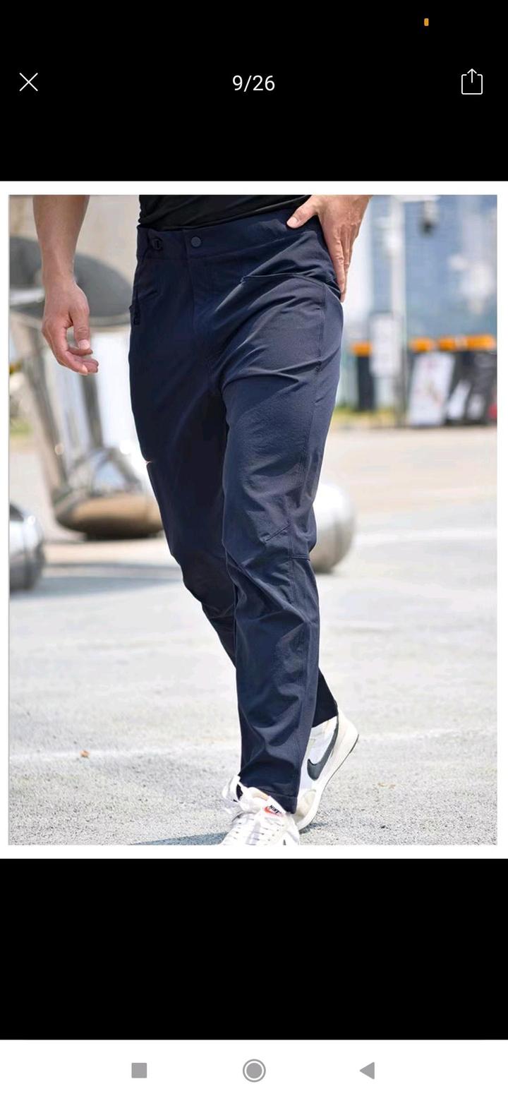 Брюки тёмно-синего цвета