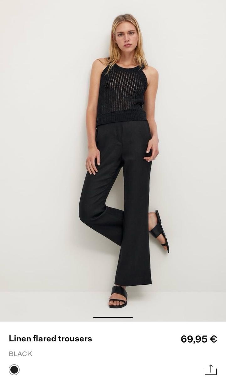 Черные штаны Massimo Dutti