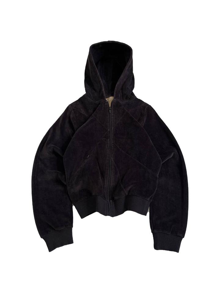 Stussy vintage velour zip