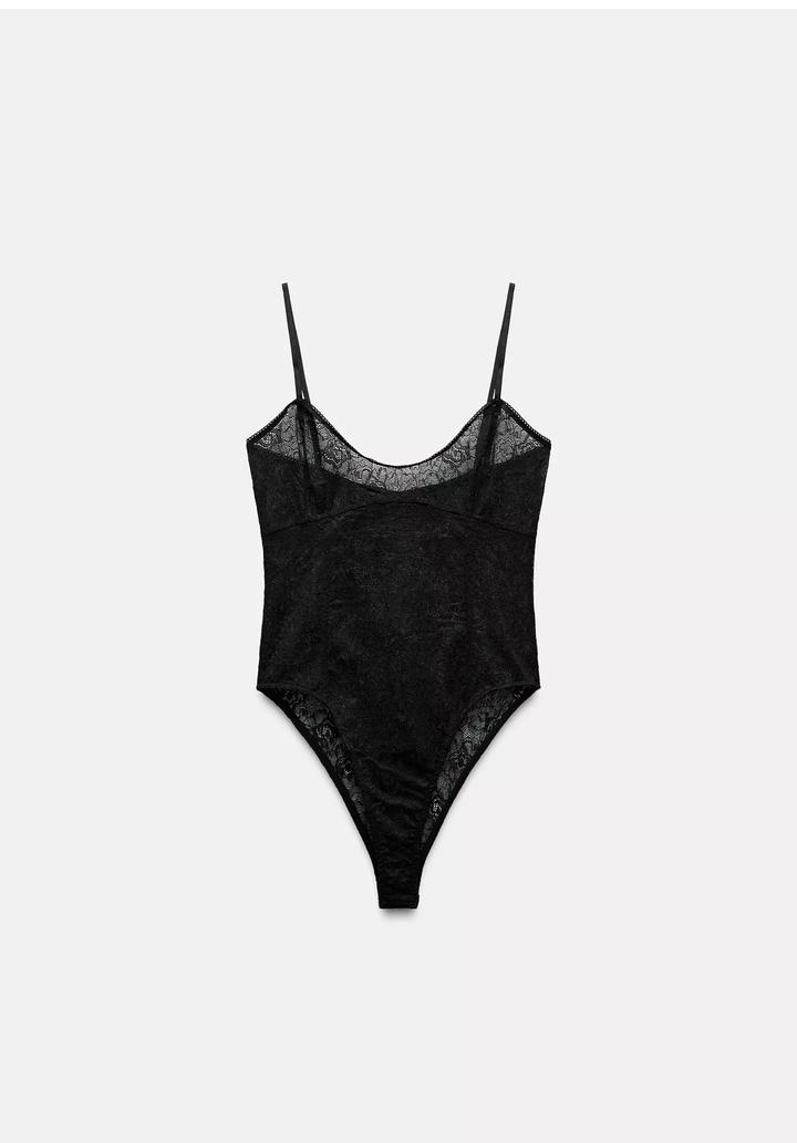 Zara Боди из кружева