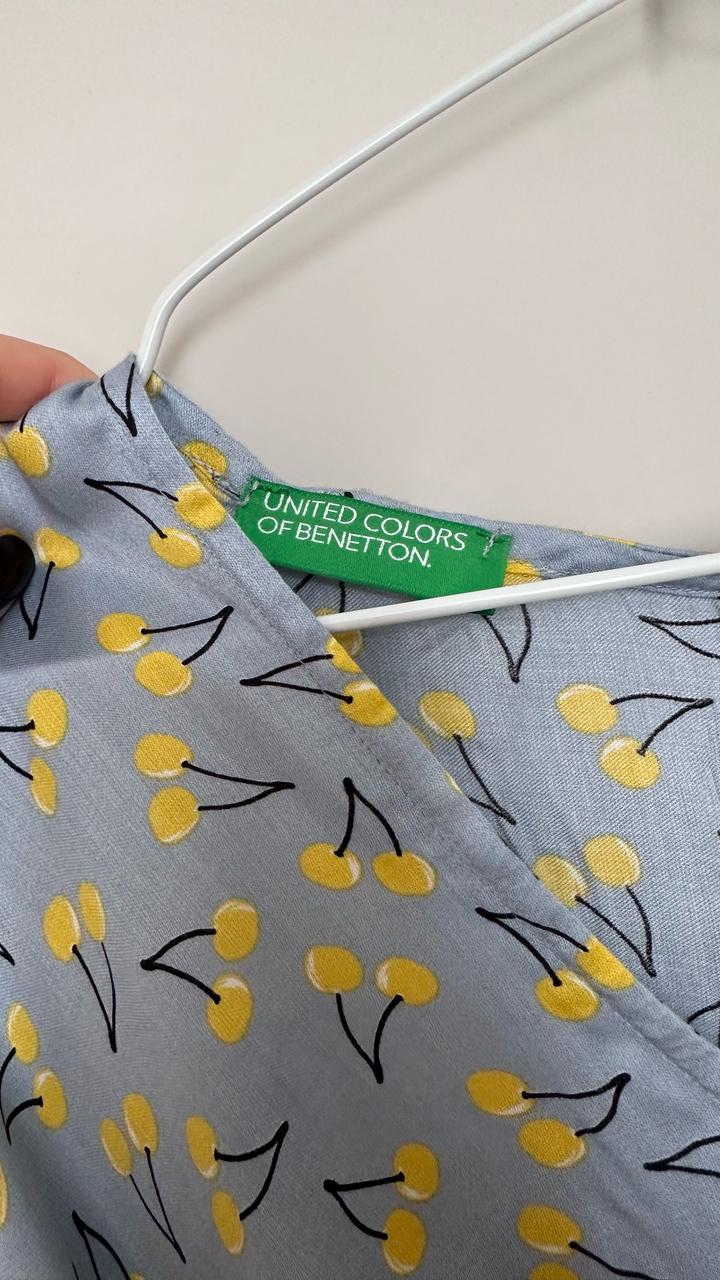 Голубое платье Benetton