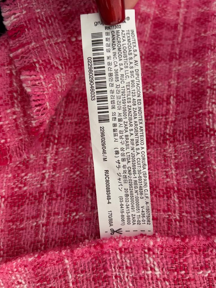 ZARA твид-рубашка