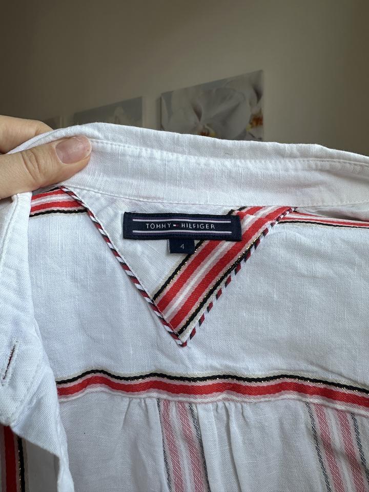 льняная рубашка Tommy Hilfiger