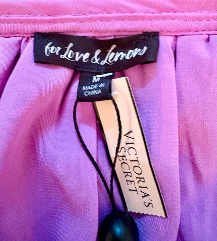 Эффектная блуза в пайетках цвета фуксии / сирениVICTORIA'SSECRET