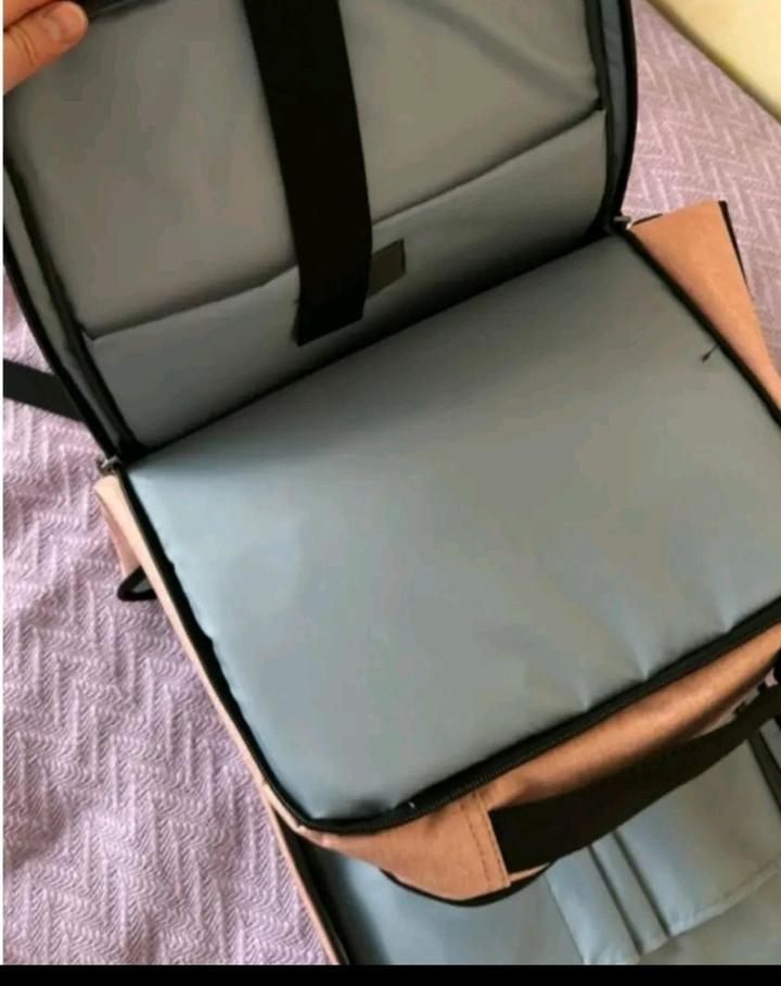 Розовый рюкзак 15,6