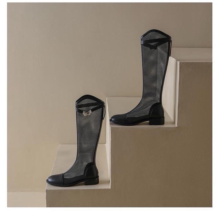 Летние сетчатые сапоги