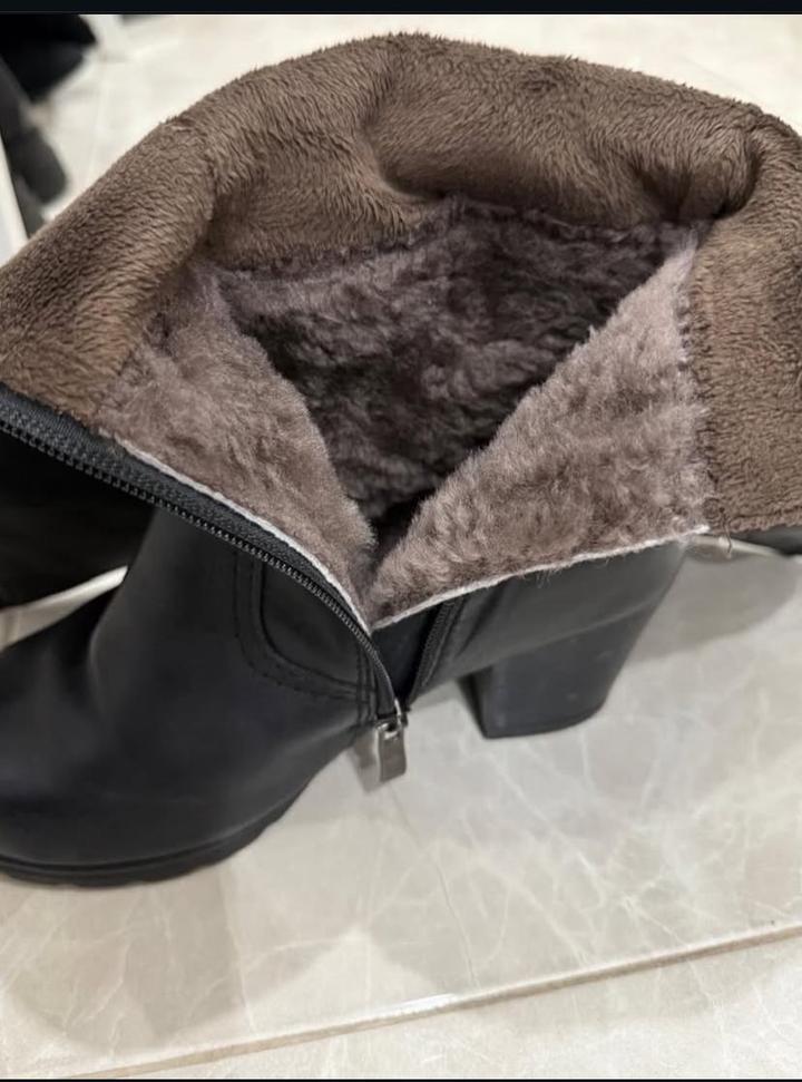 Кожаные сапоги
