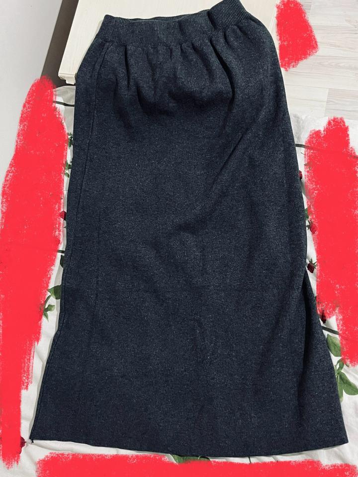 Юбка из теплой ткани