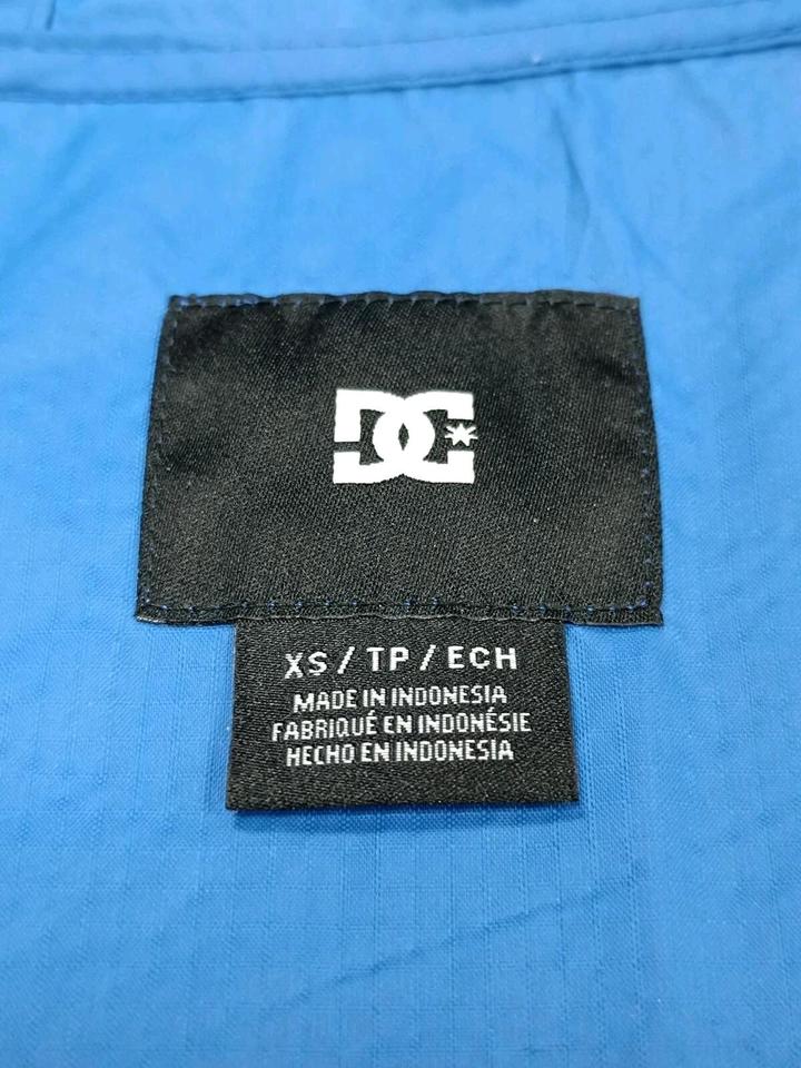 Мужская ветровка нейлон спорт синяя