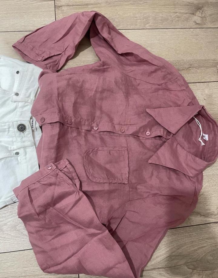 Новая рубашка лен 💯 под Uniqlo