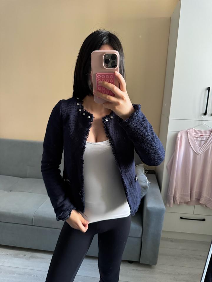 Твидовый пиджак Tom Tailor