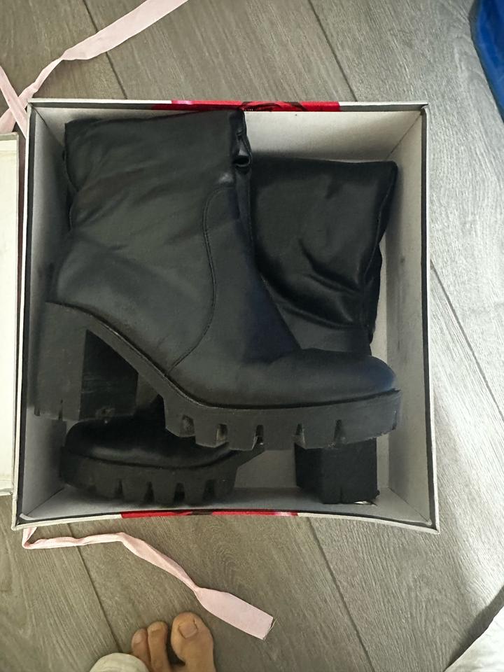 Сапоги кожаные