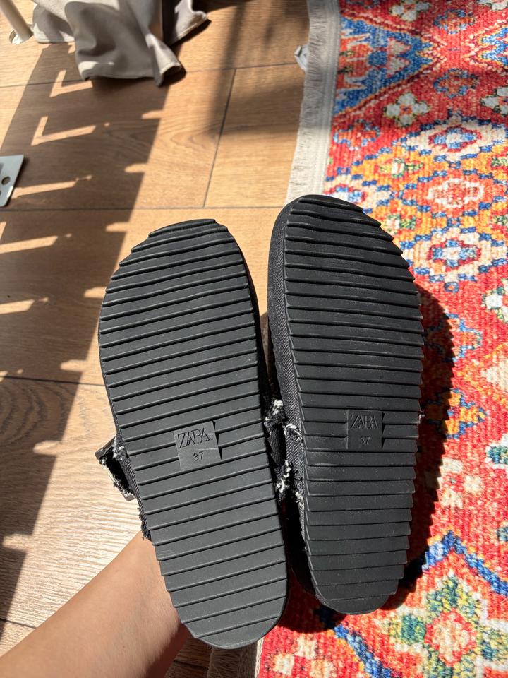джинсовые клоги zara