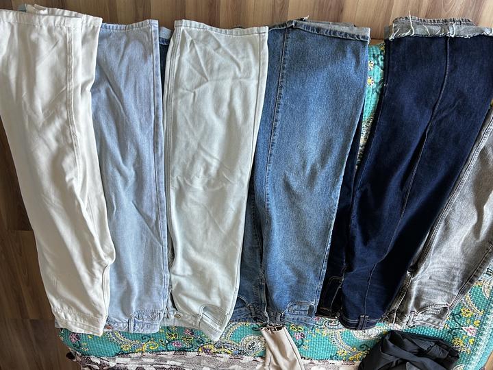 Джинс серый