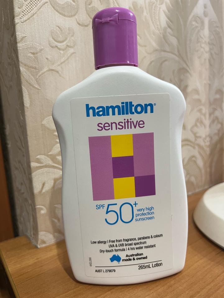 SPF крем для тела Hamilton 265 ml (100% защита)