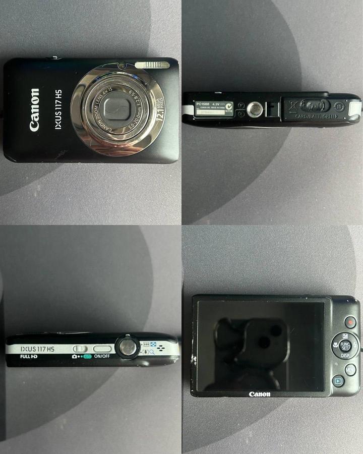 Цифровой фотоаппарат/мыльница Canon Ixus 117hs