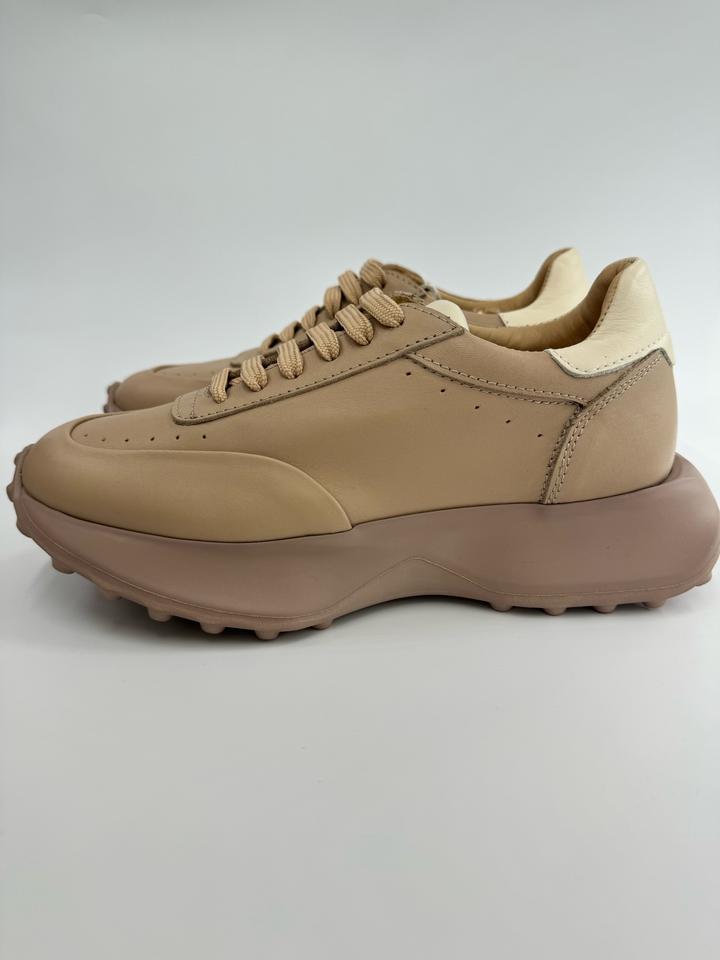 Новые беж кроссовки Турецкие натуральная кожа 36,37,38