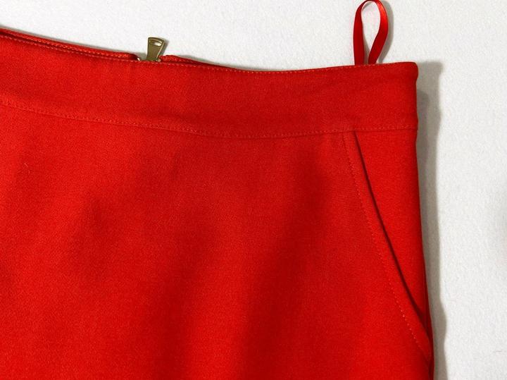 Юбка River Island Англия р 44 красная карандаш футляр с замком сзади