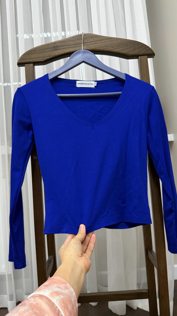 Синяя кофточка Parassat Collection женская, размер XS-S