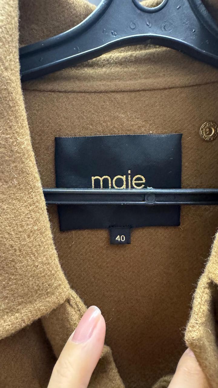 ПОЛЬТО цвета camel от MAJE
