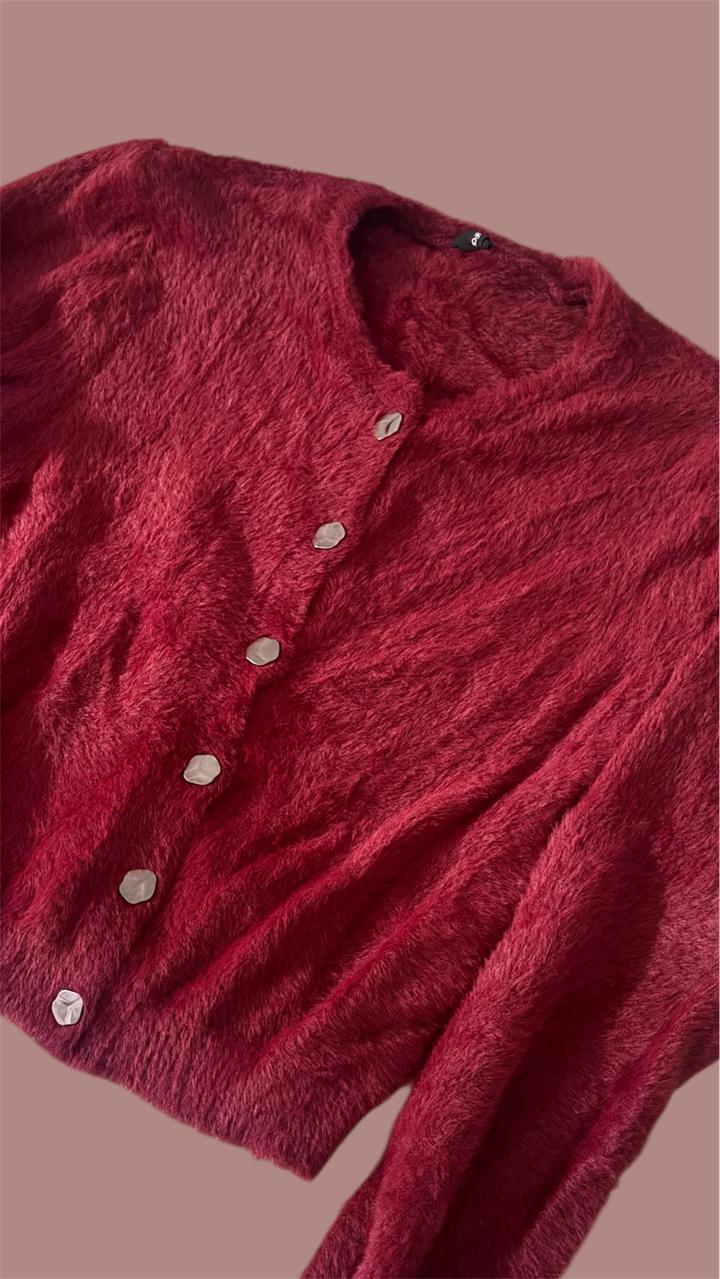 Бордовый кардиган Defacto