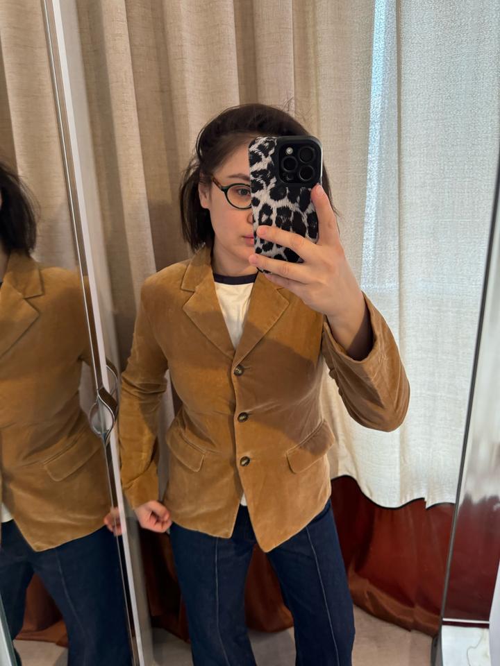 Вельветовый жакет