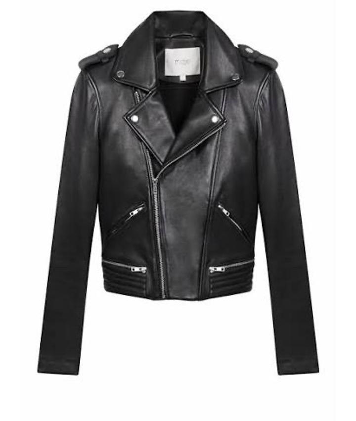 Кожанная куртка Maje