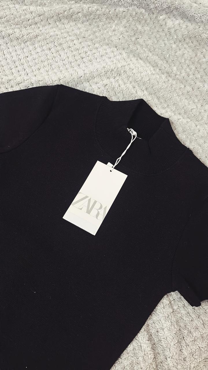 Черное платье zara