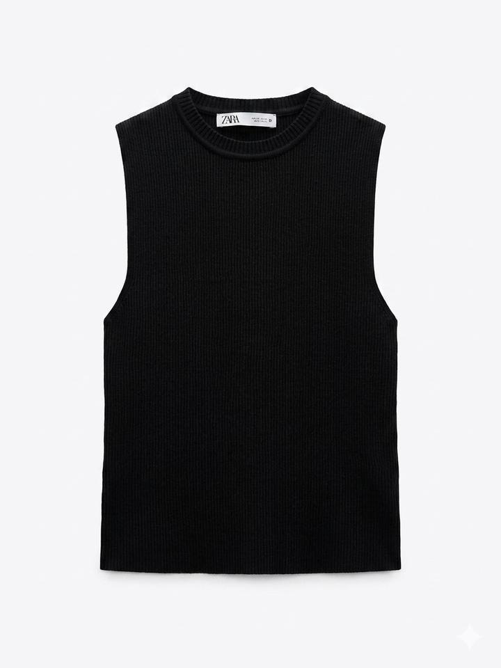 Черный топ Zara