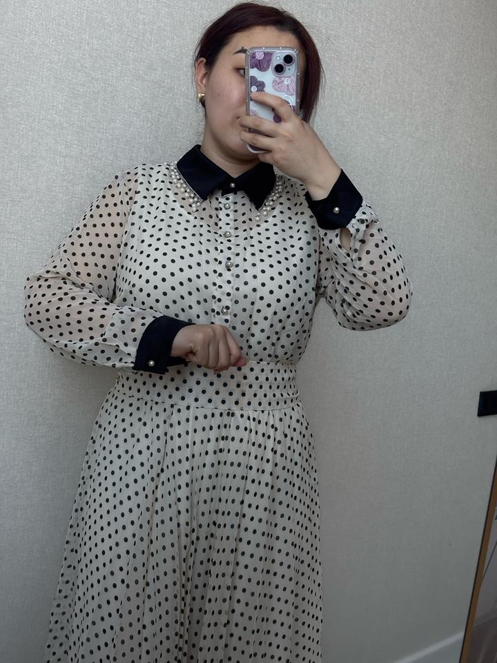 Платье в горошек