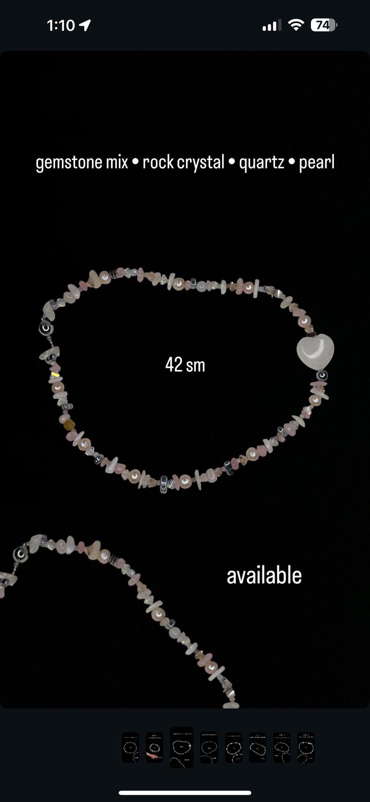 Украшения из натуральных камней на магнитной застежке