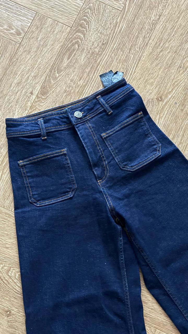 Джинсы кюлоты zara