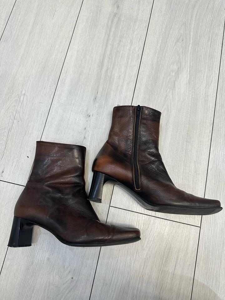 Ботильоны кожа натуральная винтаж