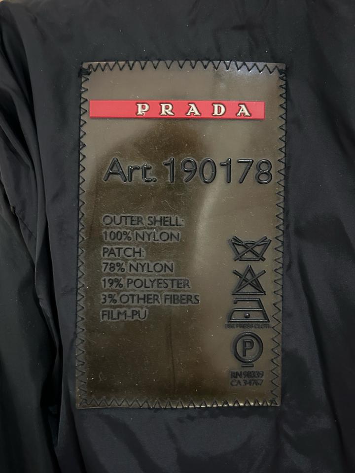 00’s Prada Sport Red Tab Nylon Jacket
