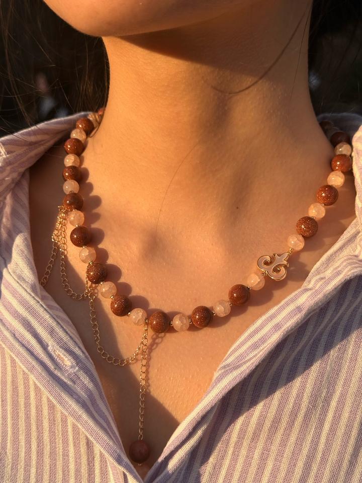 Украшение в теплых сияющих оттенках ✨