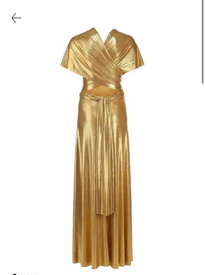 Золотое платье-трансформер в пол. Хотите быть королевой👑