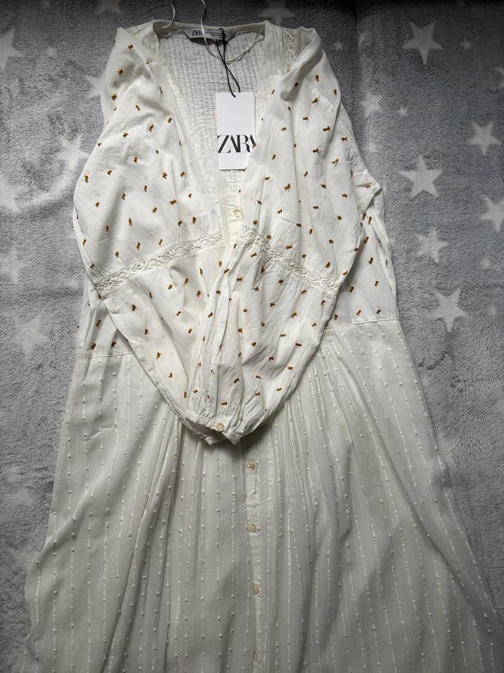 Белое платье Zara