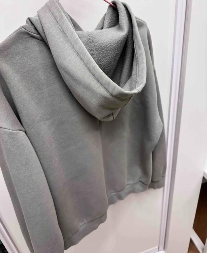 Толстовка худи кофта серая DeFacto