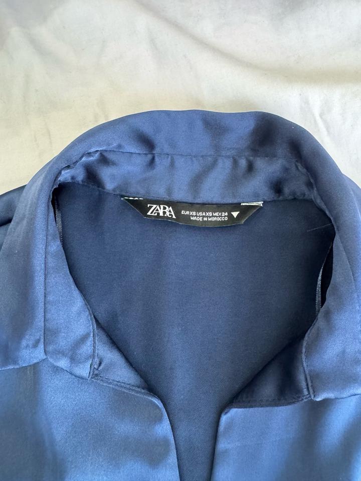 Синее платье Zara