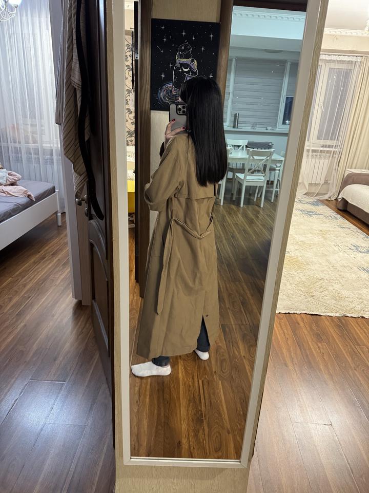 Тренч Mango длины миди